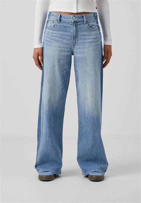 super high rise baggy wide leg american eagle|american eagle high waisted wide leg jeans.